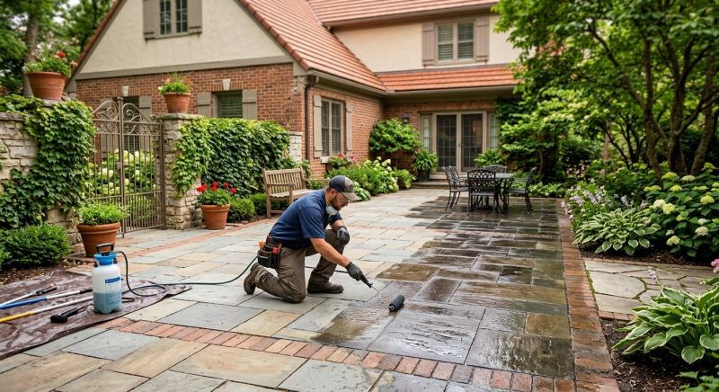 Flagstone Sealing in Tacoma, WA