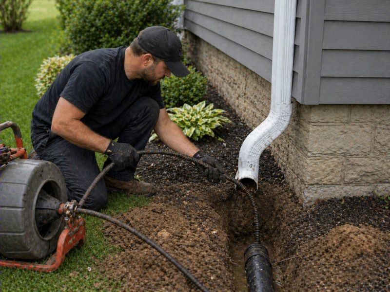 Gutter Downspout Unclogging in Baltimore, MD