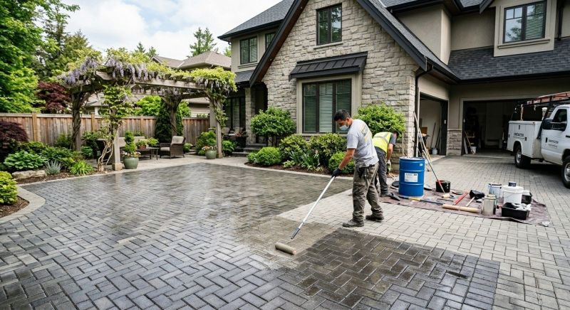 Sidewalk Concrete Sealing in Puyallup, WA