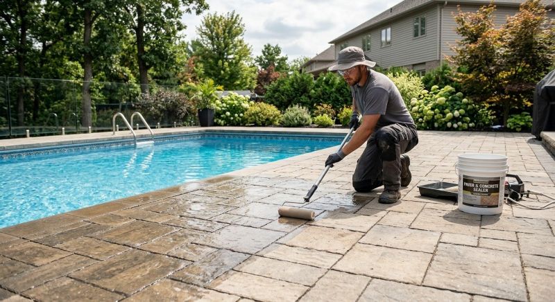 Stamped Concrete Sealing in Gig Harbor, WA