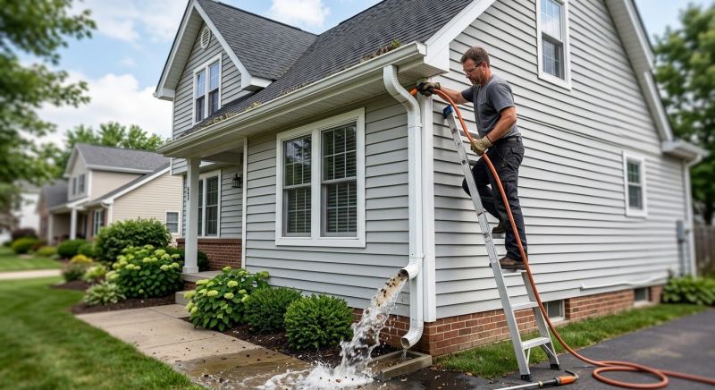 Downspout Blockage Removal in Monmouth County, NJ